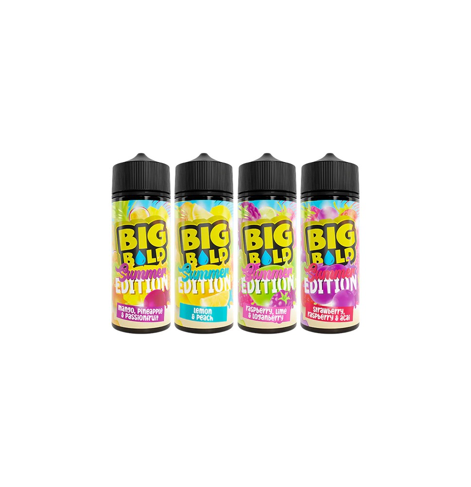 0mg Big Bold Summer Vibes Series 100ml Shortfill  (70VG/30PG)