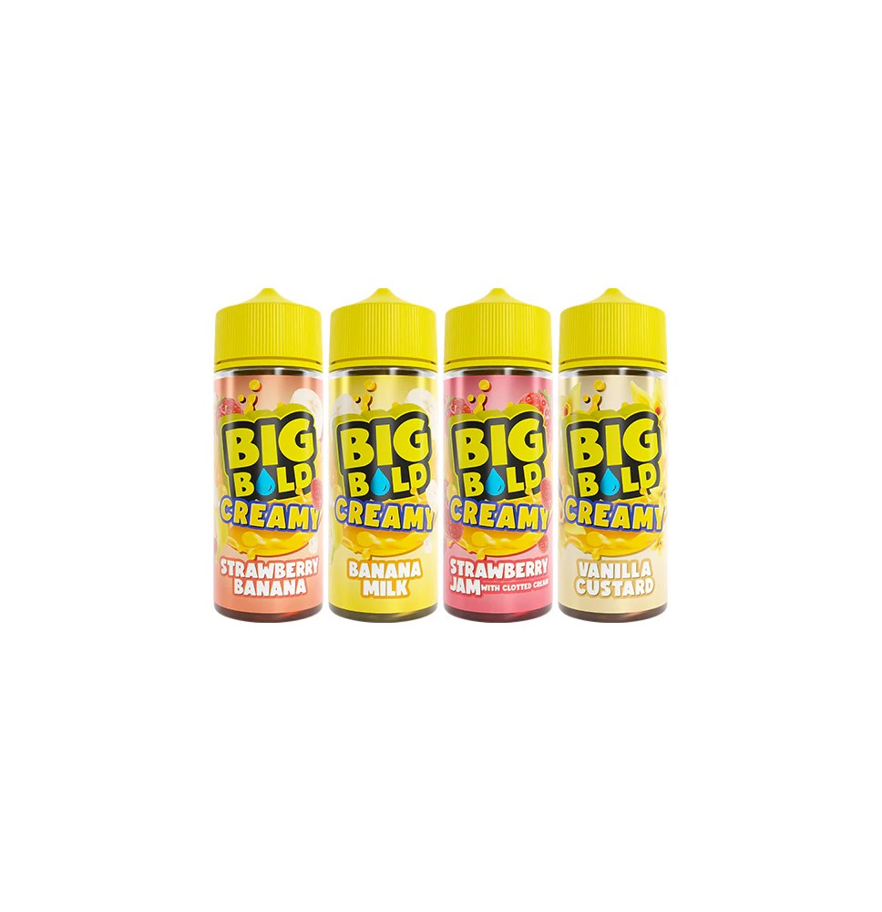 0mg Big Bold Creamy Series 100ml Shortfill  (70VG/30PG)