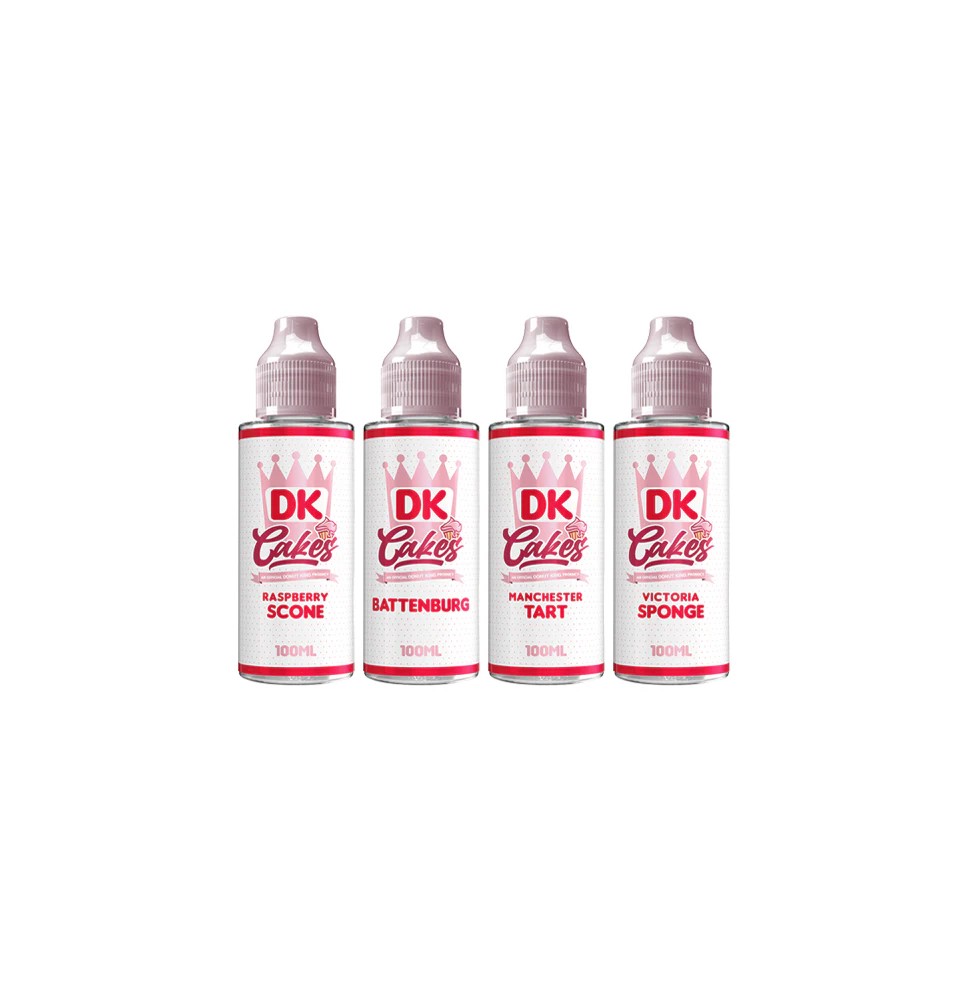 DK Cakes 100ml Shortfill 0mg (70VG/30PG)