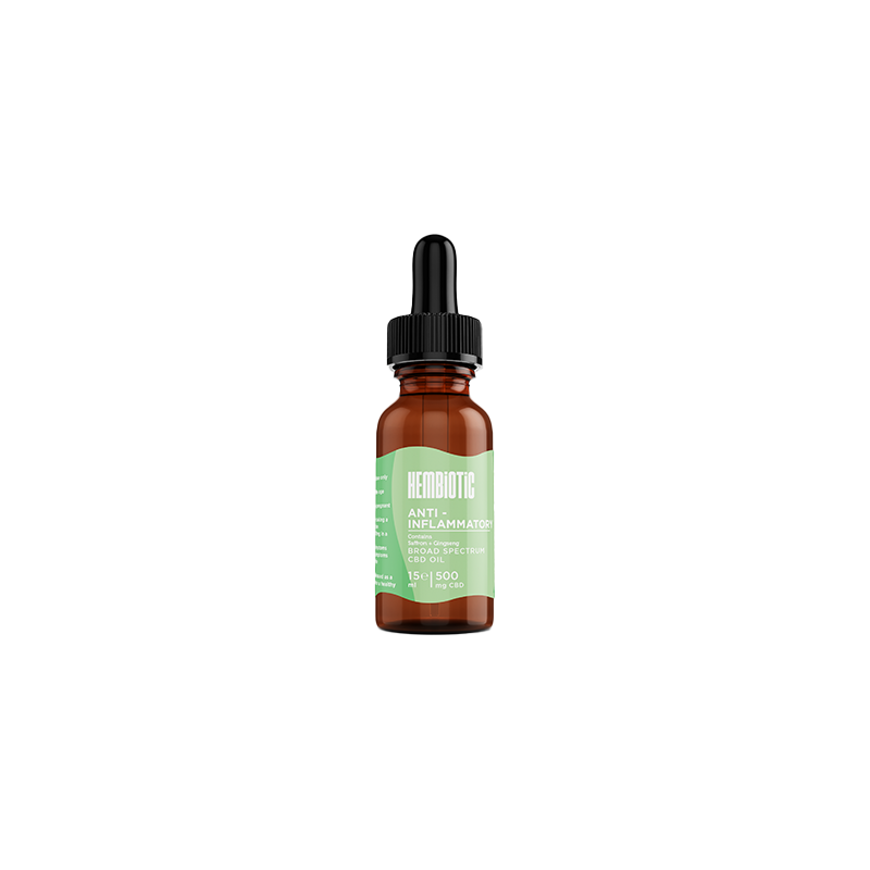 Buy Hembiotic 500mg Broad-Spectrum Functional CBD Oil - 15ml | Express Highs UK