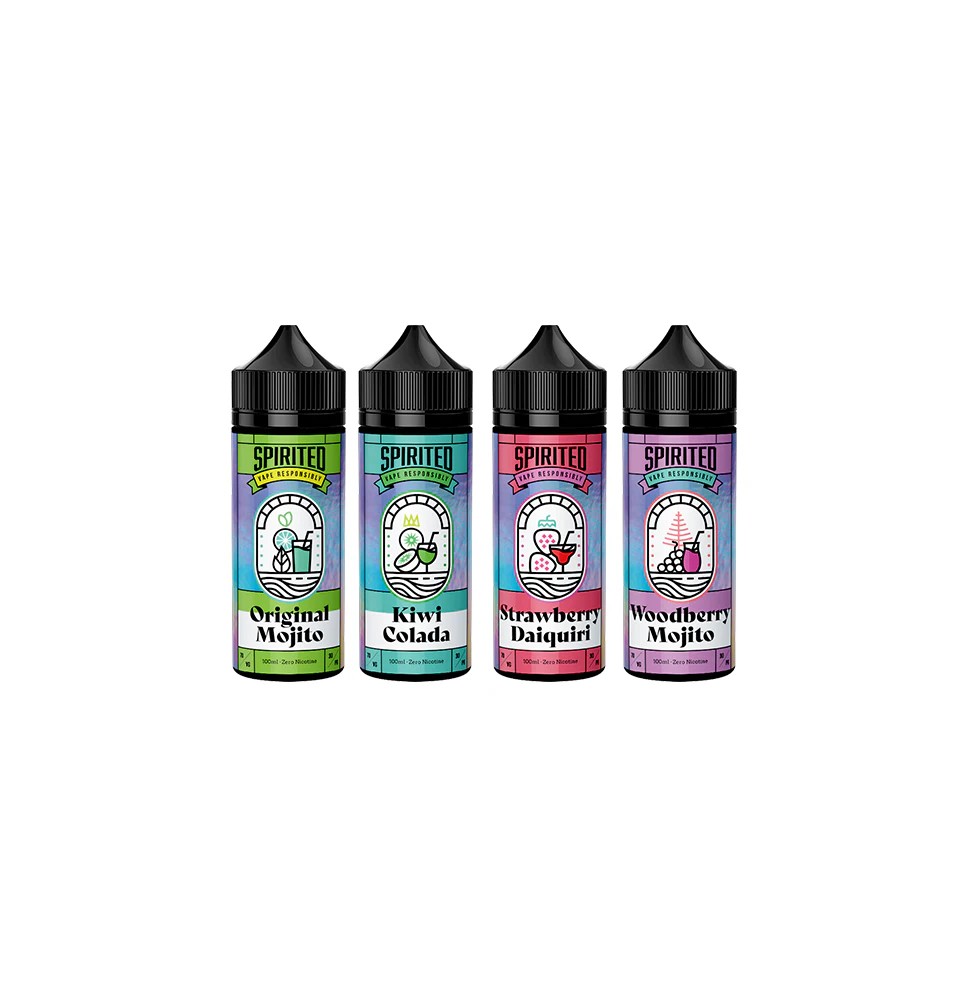 0mg  Spirited By Fantasi 100ml Shortfill (70VG/30PG)