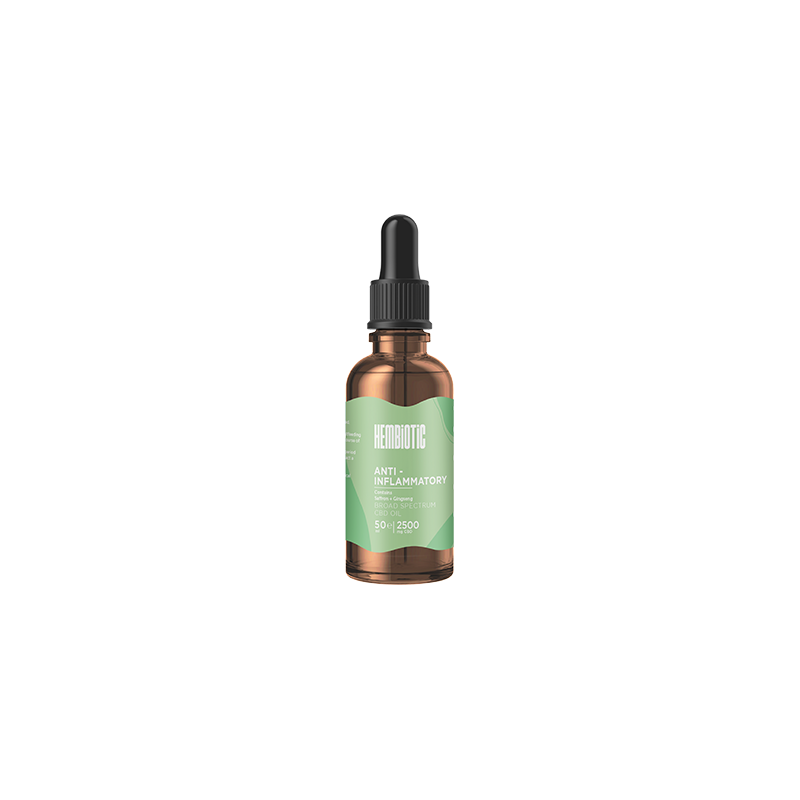 Buy Hembiotic 2500mg Broad-Spectrum Bulk Functional CBD Oil - 50ml | Express Highs UK