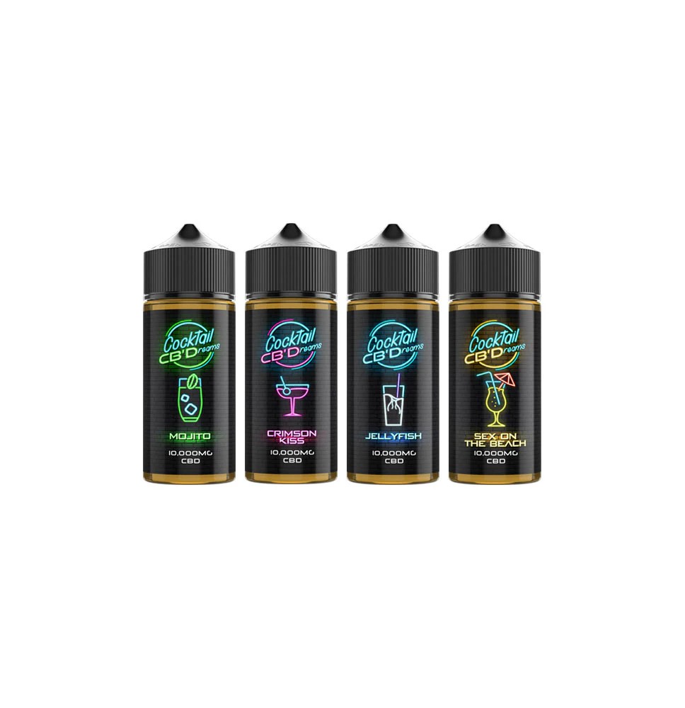 Cocktail CB'Dreams 10000mg CBD E-liquid 120ml (70PG/30VG)