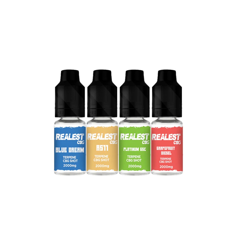 Realest CBD 2000mg Terpene Infused CBG Booster Shot 10ml (BUY 1 GET 1 FREE)