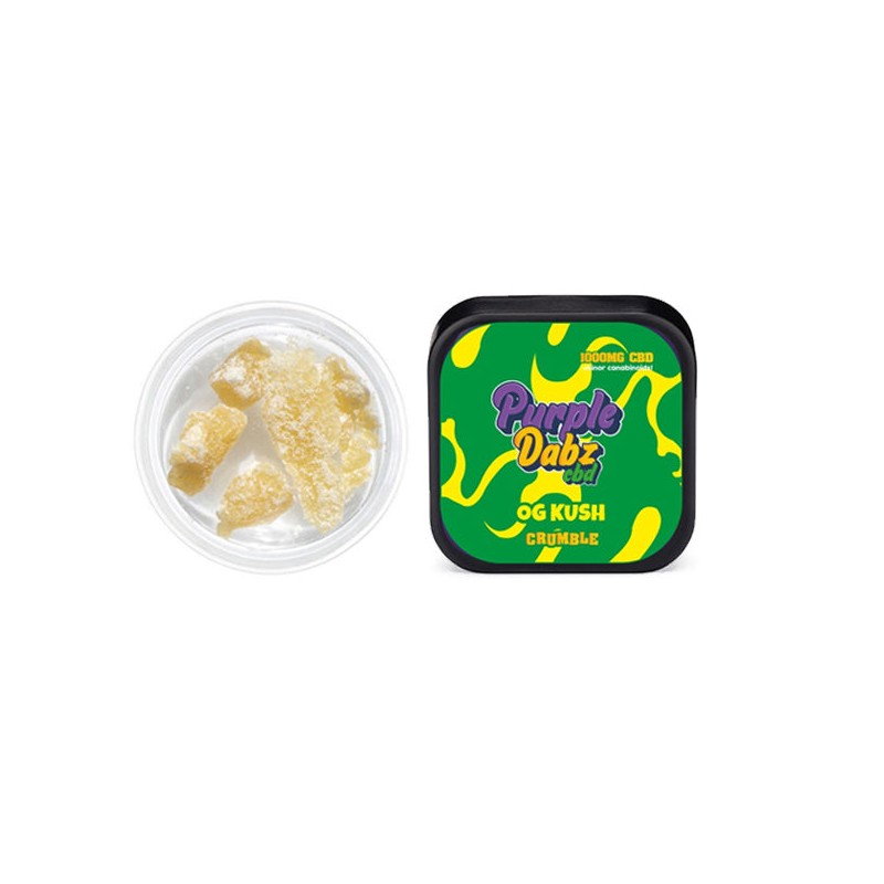 Buy Purple Dabz by Purple Dank 1000mg CBD Crumble - OG Kush (BUY 1 GET 1 FREE) | Express Highs UK