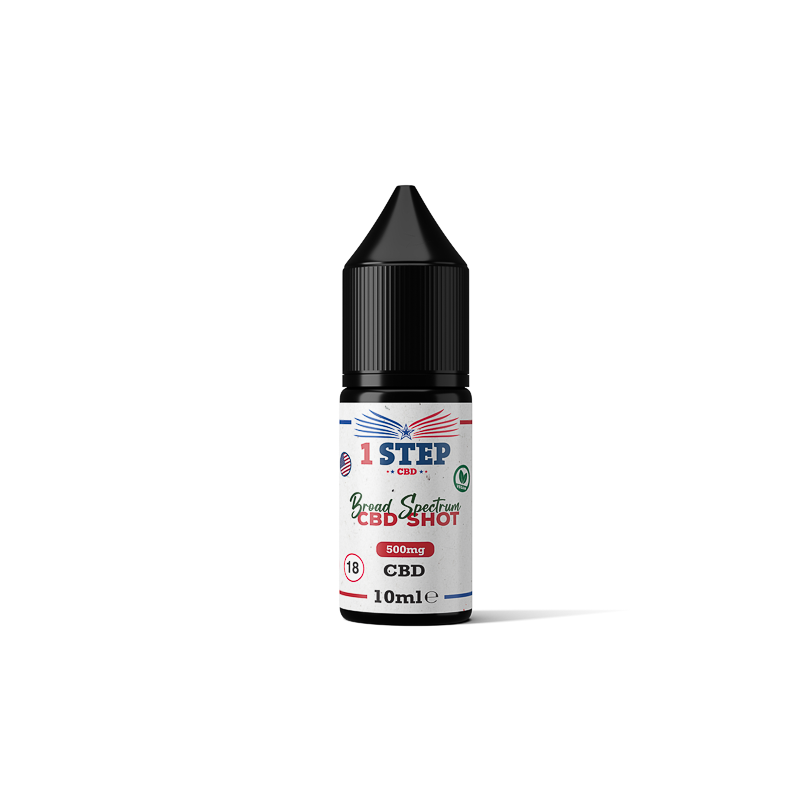 Buy 1 Step CBD 500mg Broad Spectrum CBD Shot 10ml | Express Highs UK