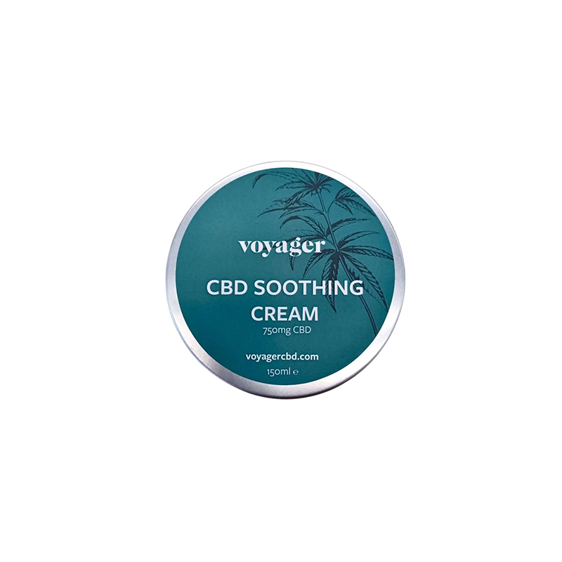 Buy Voyager 750mg CBD Soothing Cream - 150ml | Express Highs UK