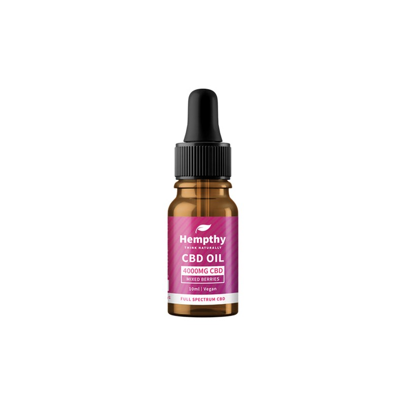 Buy Hempthy 4000mg CBD Oil Full Spectrum Mixed Berries - 10ml | Express Highs UK