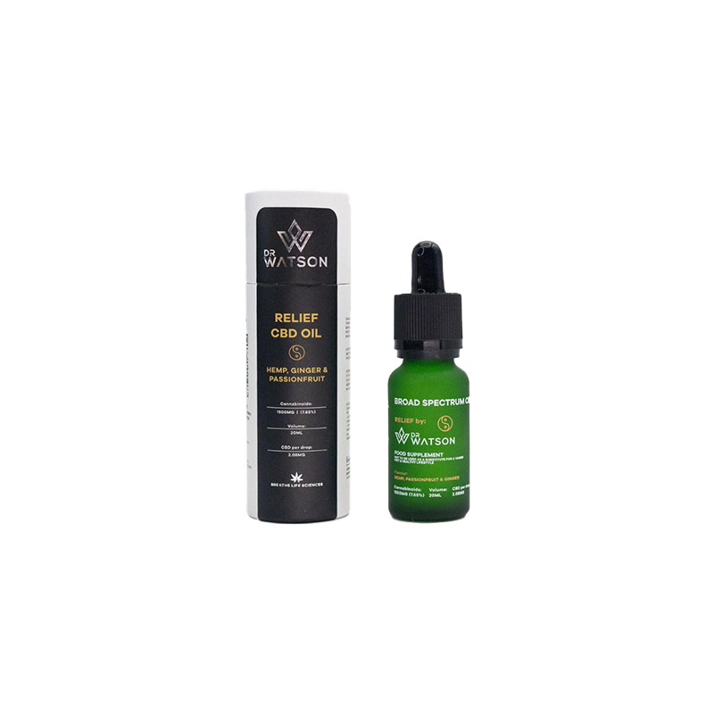 Buy Dr Watson 1500mg Broad-Spectrum Relief CBD Oil 20ml | Express Highs UK