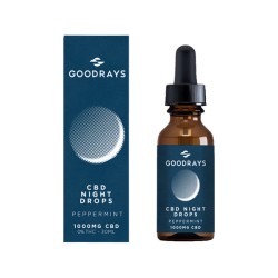 Buy Goodrays 1000mg CBD Peppermint Night Drops - 30ml | Express Highs UK