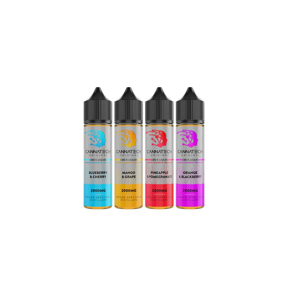 Cannatech 2000mg Broad Spectrum CBD E-liquid 50ml