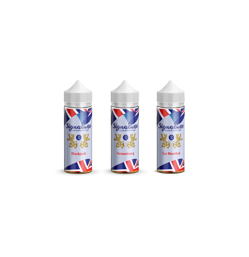 Signature Vapours 100ml E-liquid 0mg (50VG/50PG)