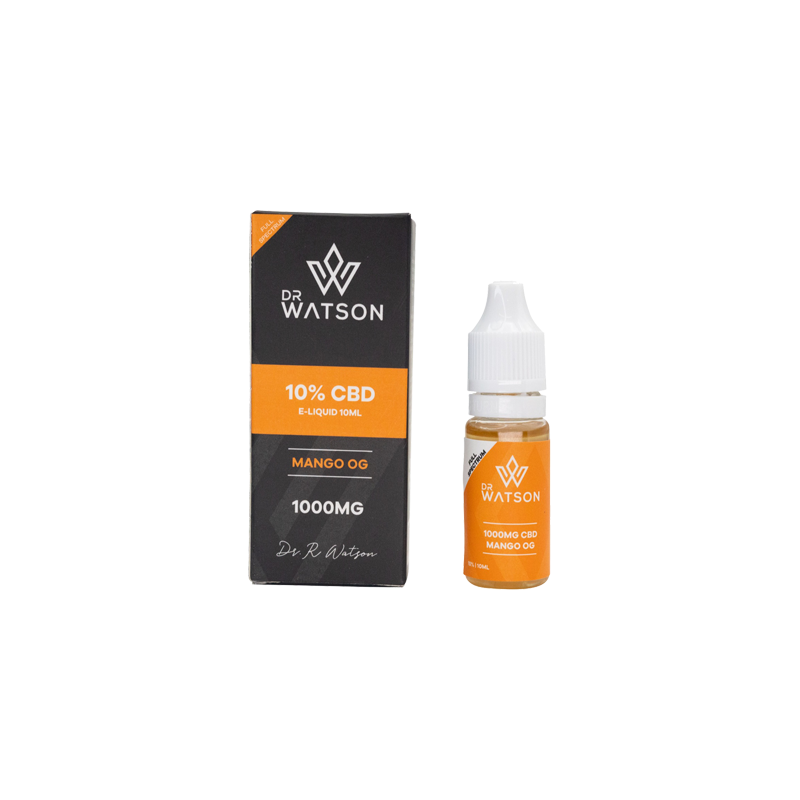 Buy Dr Watson 1000mg Full Spectrum CBD E-liquid 10ml (BUY 1 GET 1 FREE) | Express Highs UK