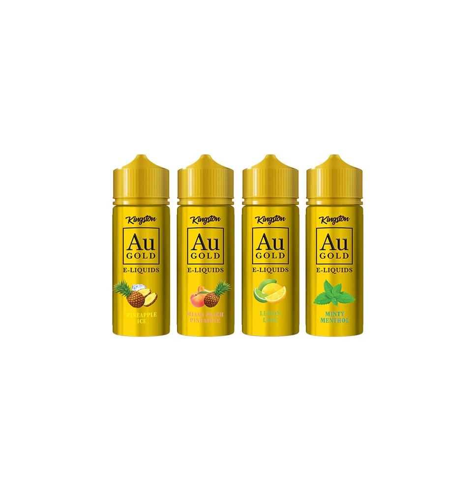 0mg AU Gold By Kingston 100ml Shortfill E-liquid (70VG/30PG)