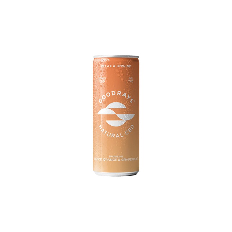 Buy Goodrays 30mg CBD Blood Orange & Grapefruit Seltzer 250ml | Express Highs UK