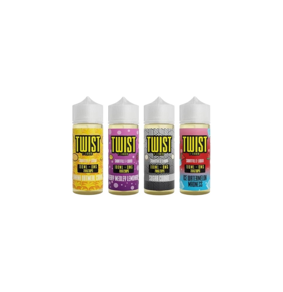0mg Twist E-liquids 100ml Shortfill (70VP/30PG)