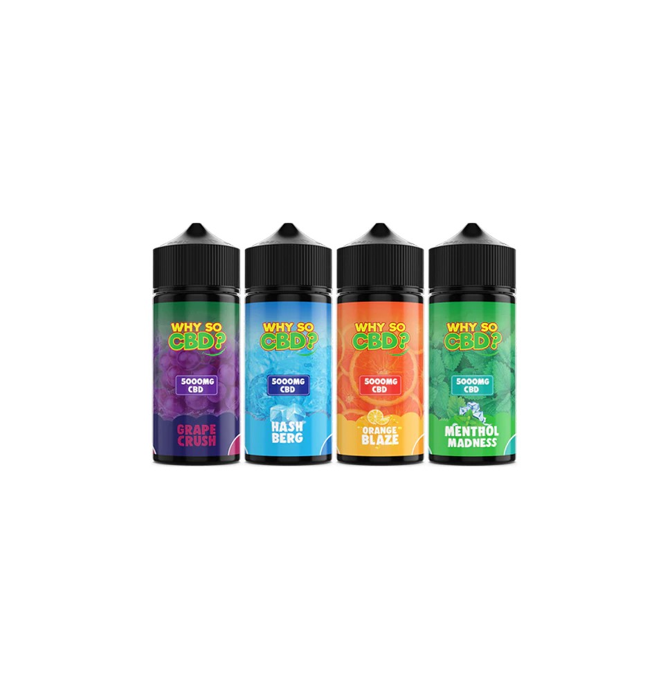 Why So CBD? 5000mg Full Spectrum CBD E-liquid 120ml