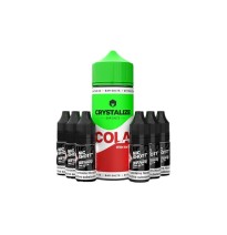 0mg Crystalize Bar Salts 120ml Longfill (50VG/50PG) + 6x Free 20mg Nicotine Shots 10ml