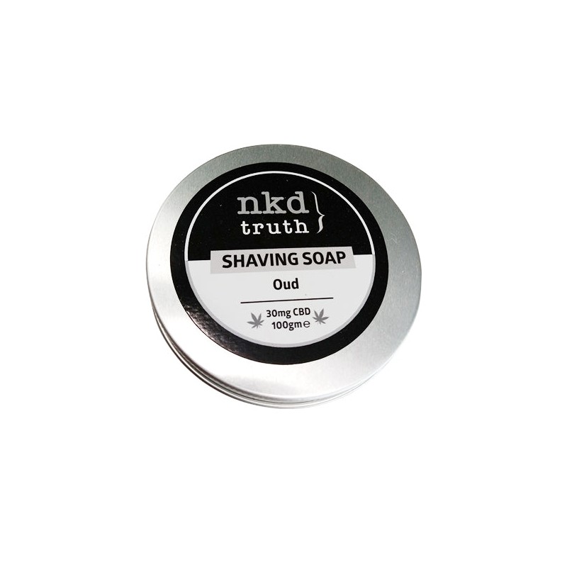 Buy NKD 30mg CBD Speciality Shaving Soap 100g - Oud | Express Highs UK