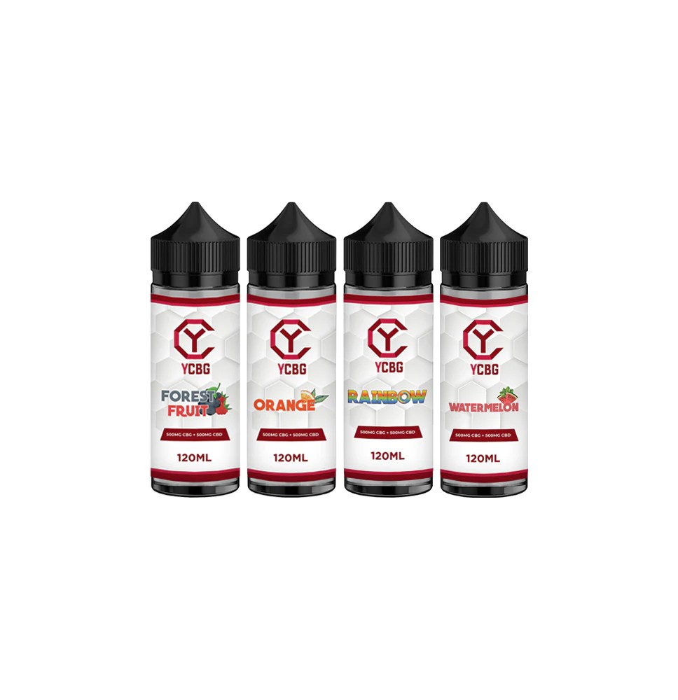 yCBG 500mg CBD + 500mg CBG E-liquid 120ml (BUY 1 GET 1 FREE)
