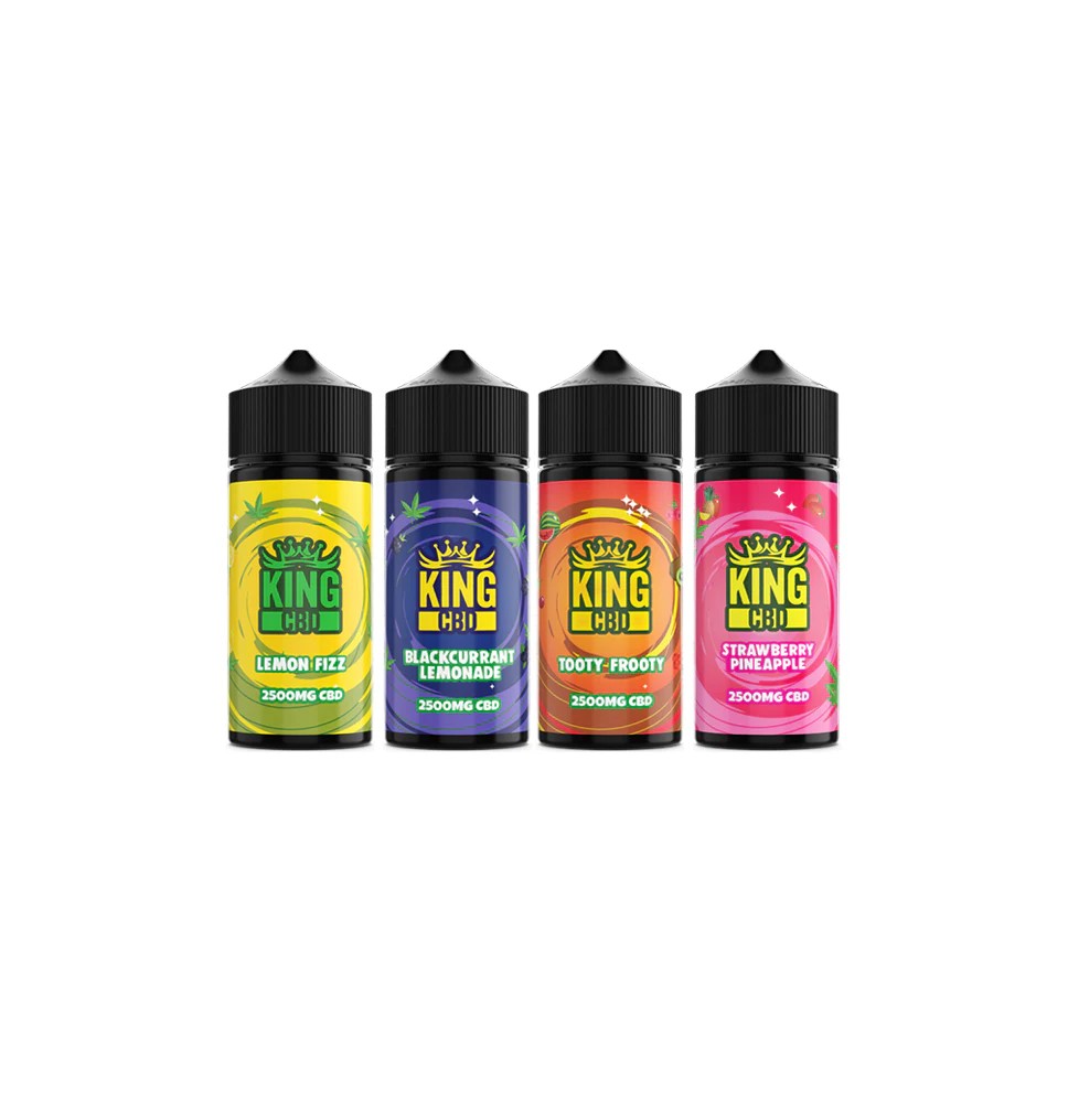 King CBD 2500mg CBD E-liquid 120ml (BUY 1 GET 1 FREE)