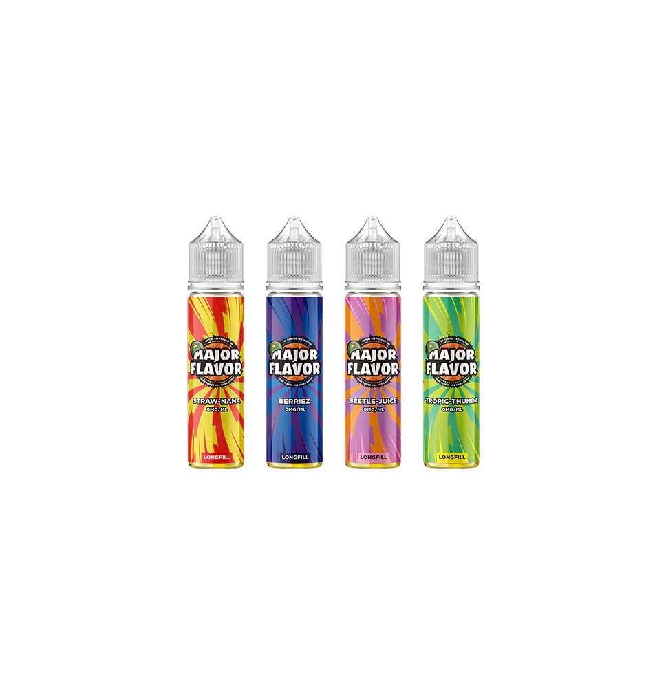 0mg Major Flavor 50ml Longfill (100PG)