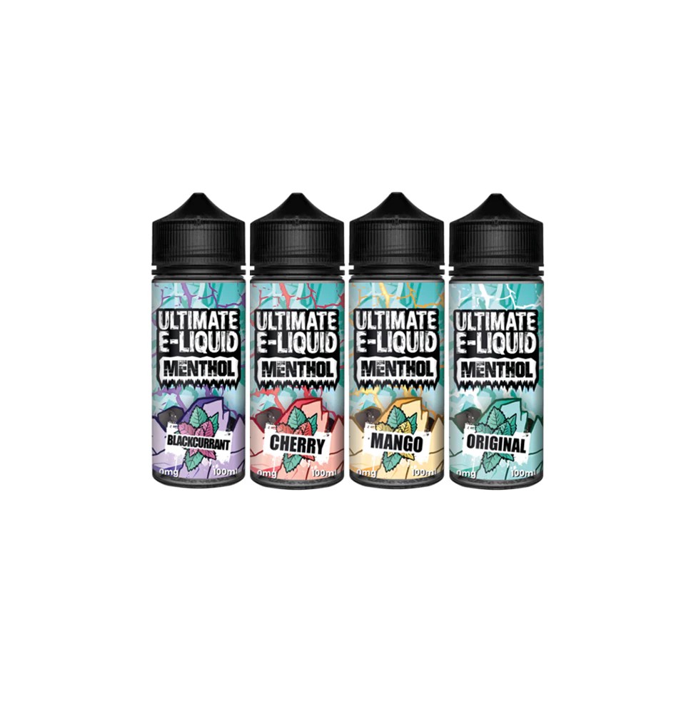 Ultimate E-liquid Menthol by Ultimate Puff 100ml Shortfill 0mg (70VG/30PG)