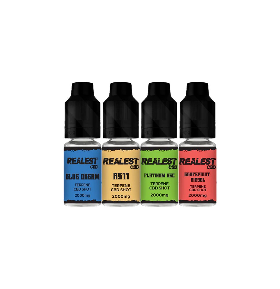 Realest CBD 2000mg Terpene Infused CBD Booster Shot 10ml (BUY 1 GET 1 FREE)