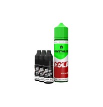 0mg Crystalize Bar Salts 60ml Longfill (50VG/50PG) + 3x Free 20mg Nicotine Shots 10ml