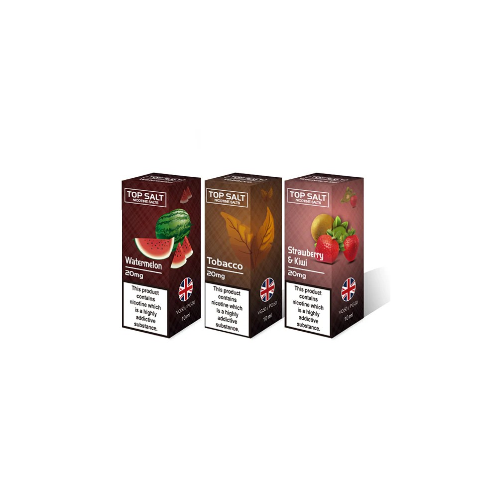 10mg Top Salt Fruit Flavour Nic Salts by A-Steam 10ml (50VG/50PG)