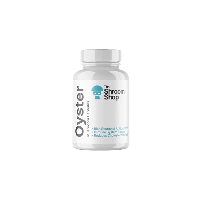 Buy The Shroom Shop Oyster Mushroom 45000mg Capsules - 90 Caps | Express Highs UK