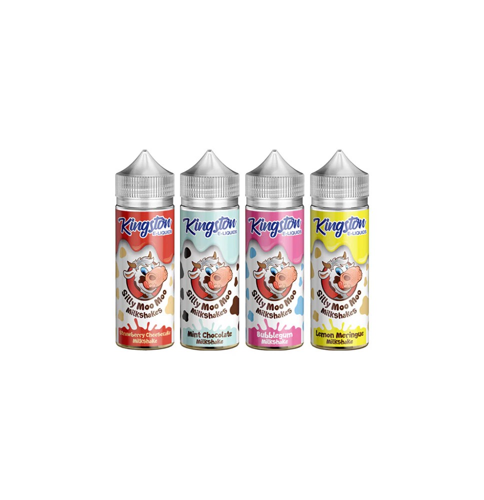 Kingston Silly Moo Moo Milkshakes 120ml Shortfill 0mg (70VG/30PG)