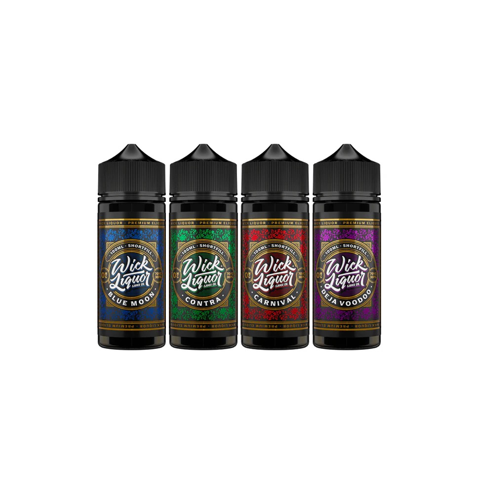 Wick Liquor 100ml Shortfill 0mg (70VG/30PG)