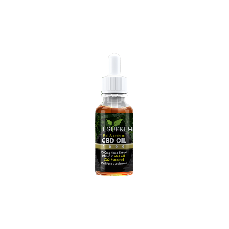 Buy Feel Supreme 1000mg Full Spectrum CBD In MCT Oil - 15ml | Express Highs UK