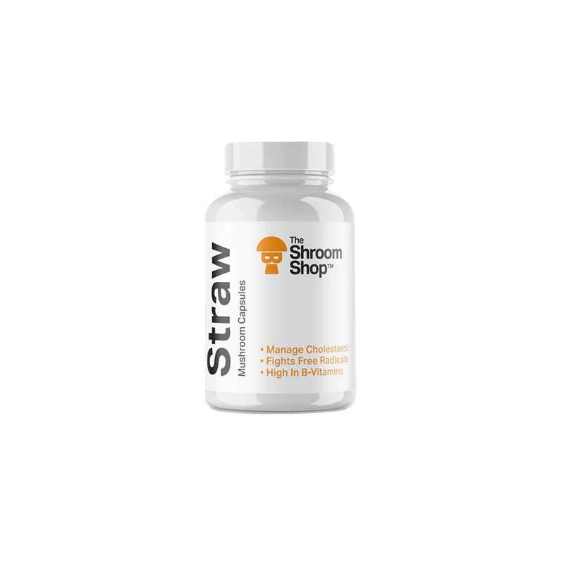 Buy The Shroom Shop Straw Mushroom 45000mg Capsules - 90 Caps | Express Highs UK