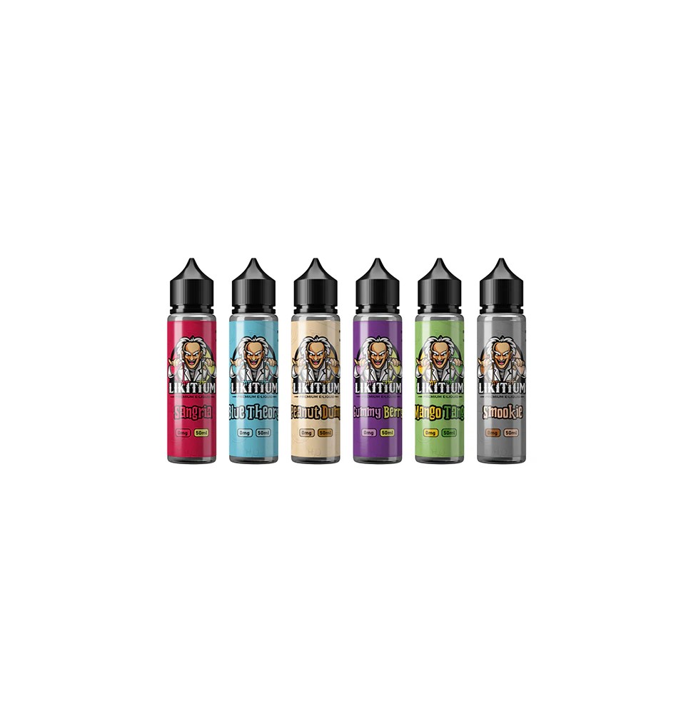 0mg Likitium Shortfill 50ml (70VG/30PG)