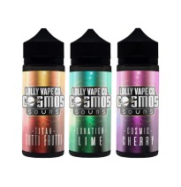 Lolly Vape Co Cosmos Sours 100ml Shortfill 0mg (80VG/20PG)