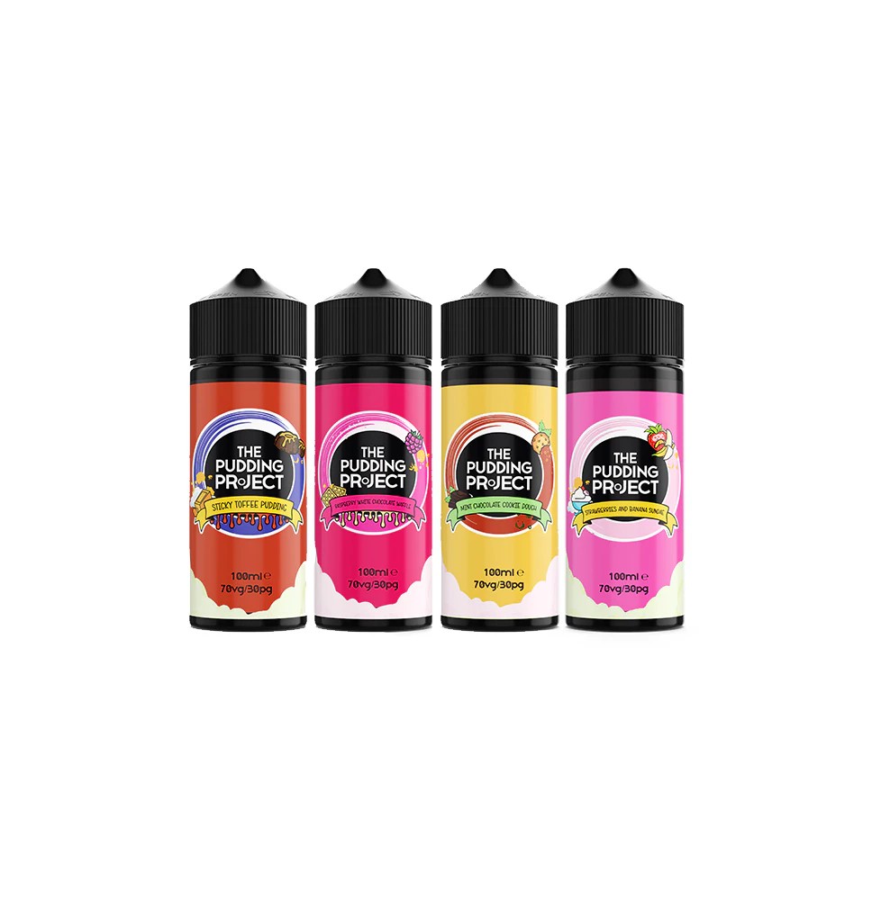0mg Pudding Project E-liquid Shortfill 100ml (70VG/30PG)