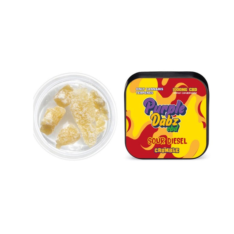 Buy Purple Dabz by Purple Dank 1000mg CBD Crumble - Sour Diesel (BUY 1 GET 1 FREE) | Express Highs UK