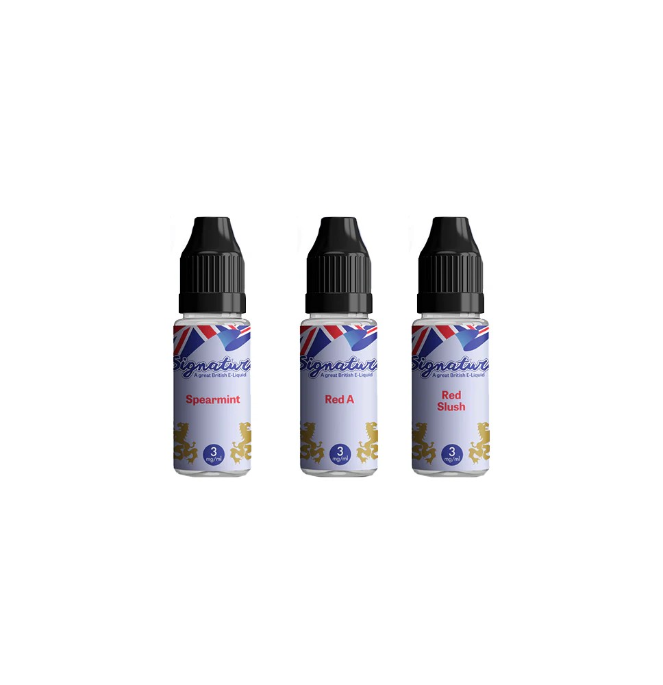 18mg Signature Vapours TPD 10ml E-Liquid (50VG/50PG)