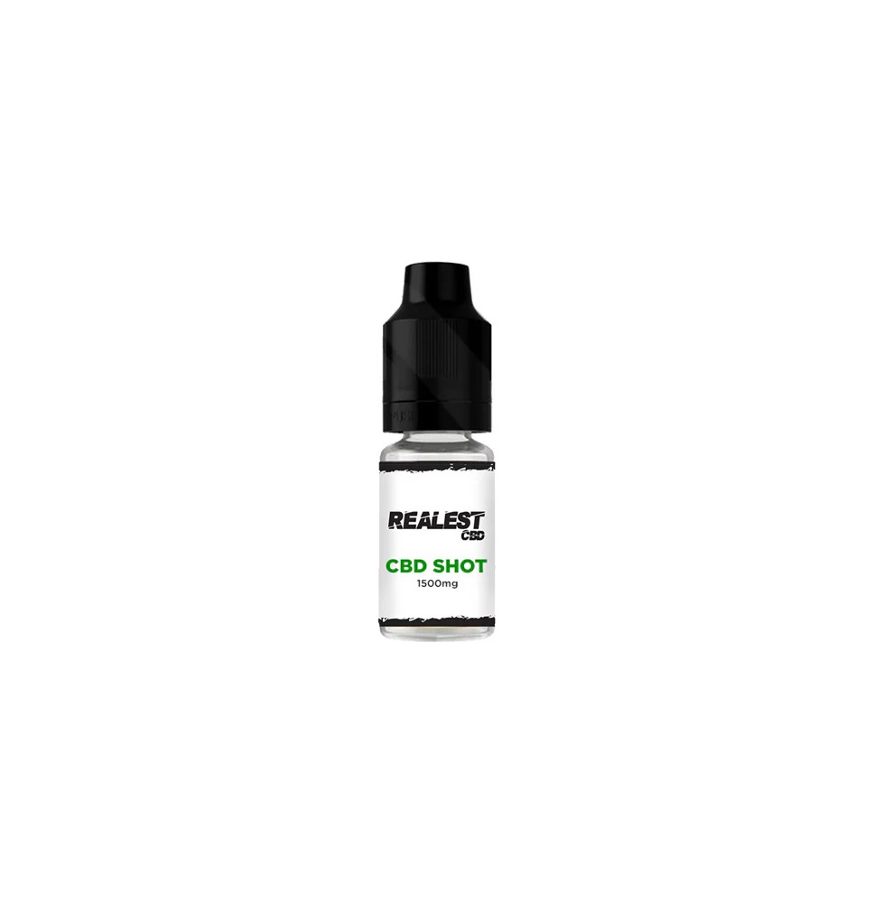 Realest CBD 1500mg CBD E-Liquid Booster Shot 10ml (BUY 1 GET 1 FREE)