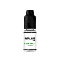 Realest CBD 2000mg CBD E-Liquid Booster Shot 10ml (BUY 1 GET 1 FREE)