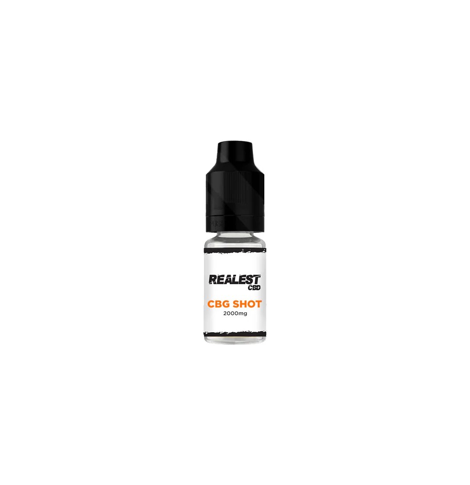 Realest CBD 2000mg CBG E-Liquid Booster Shot 10ml (BUY 1 GET 1 FREE)