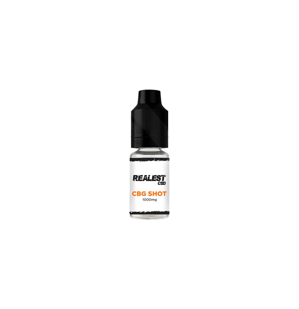 Realest CBD 1000mg CBG E-Liquid Booster Shot 10ml (BUY 1 GET 1 FREE)