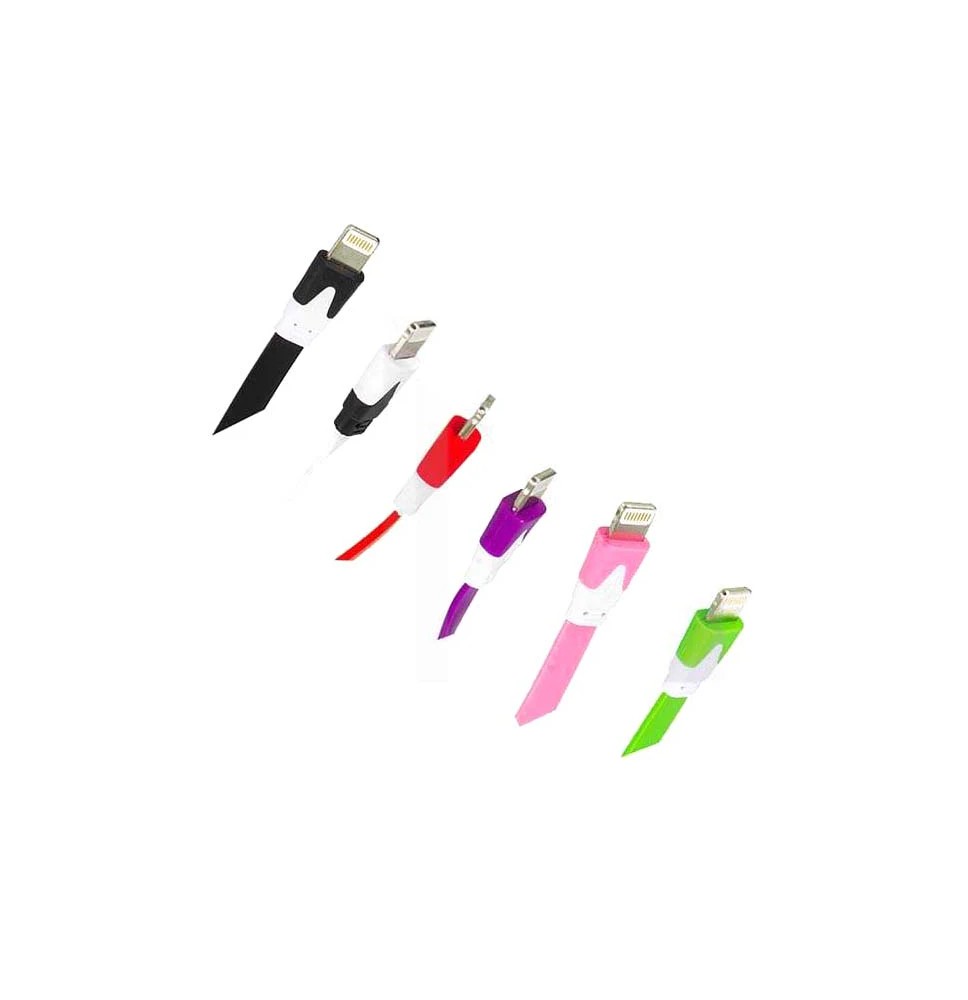 1m Flat iPhone Sync Data Charging Cable