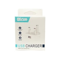 Blaze iPhone USB Wall Plug Charger - Boxed