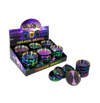 4 Parts Metal Tobacco Grinder (Various Designs) - XHZS63-4