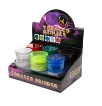 12 x 5 Parts Plastic Plain 60mm Grinder - HX224