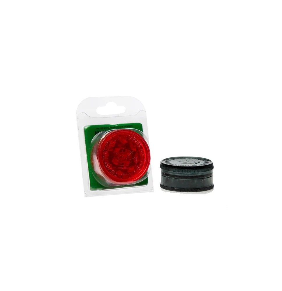 12 x 3 Parts Mini NO.1 Magnetic Plastic 40mm Grinder - HX234