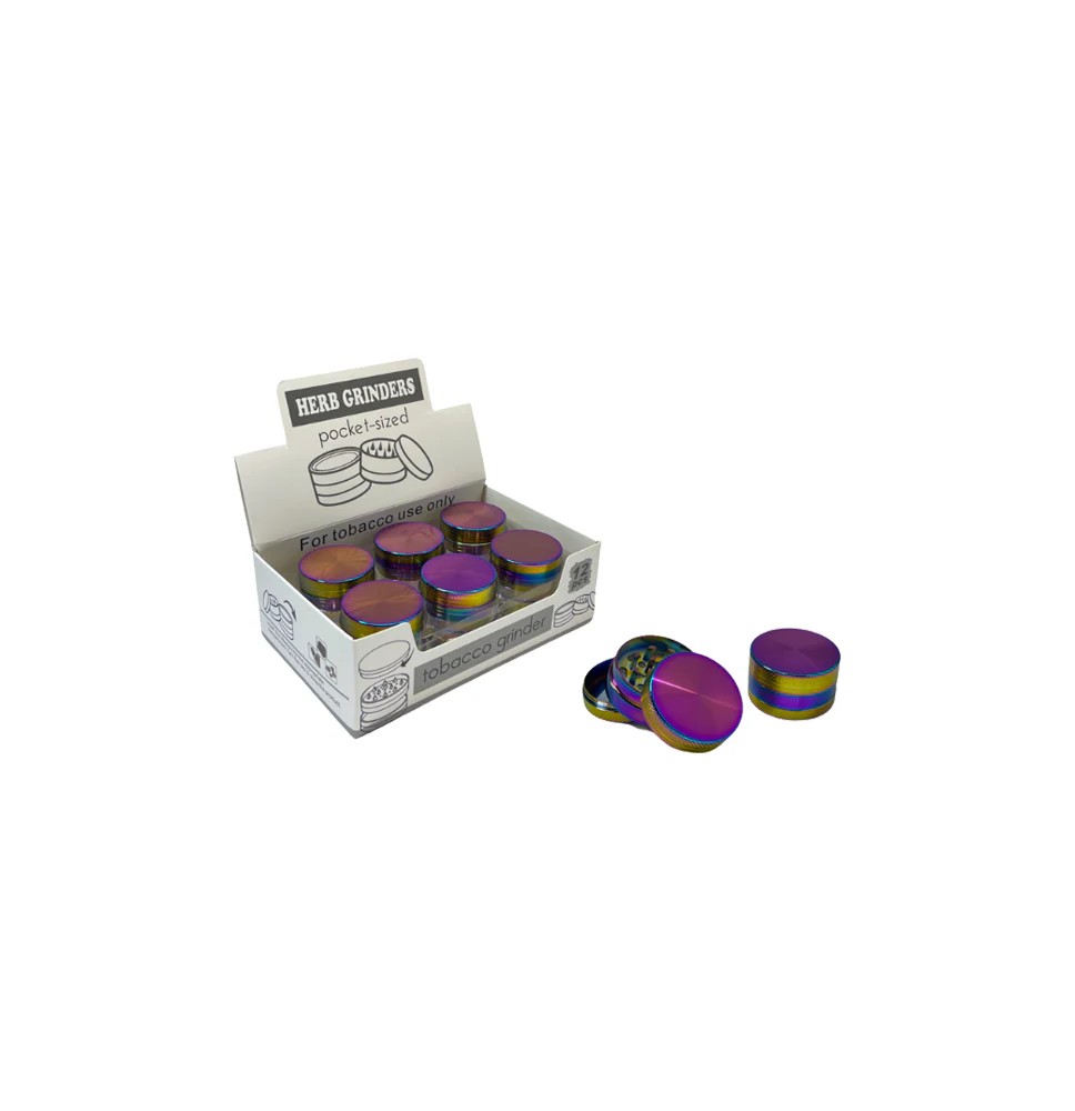 3 Parts Rainbow Metal Grinder - DK-5662-3
